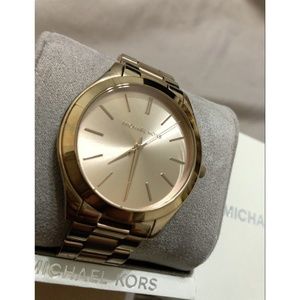 NWT Authentic Michael Kors Slim Runway Watch